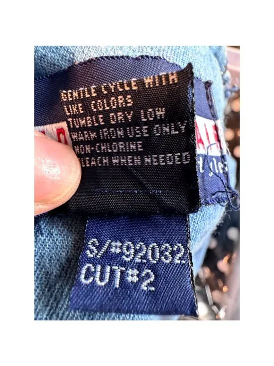 Vintage Bedford Fair Lifestyles Denim Jumpsuit - 16 - Picture 12 of 12